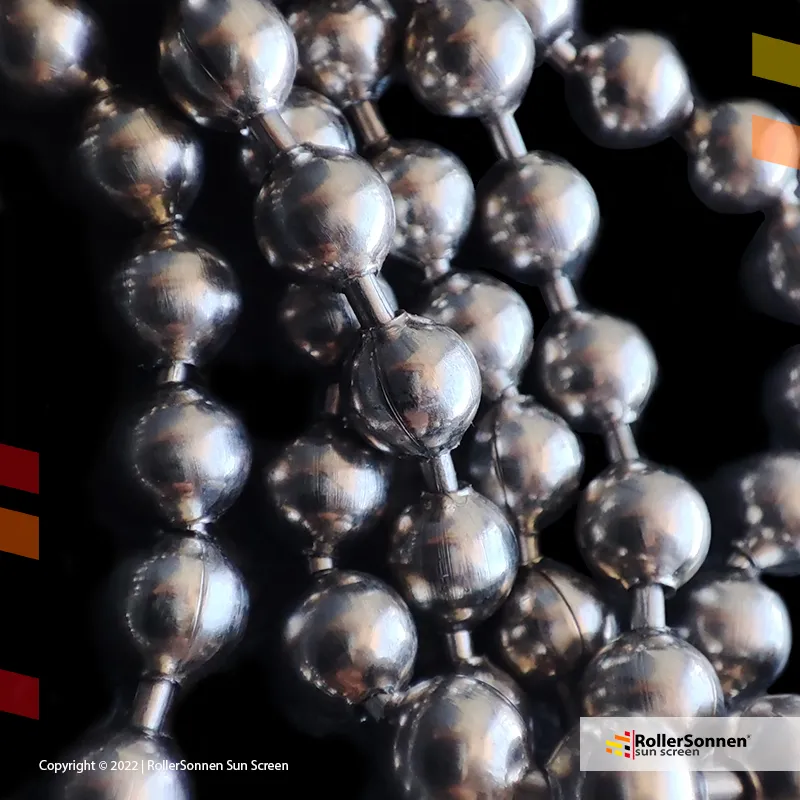 Cadena Metálica para Cortinas Roller – por metro